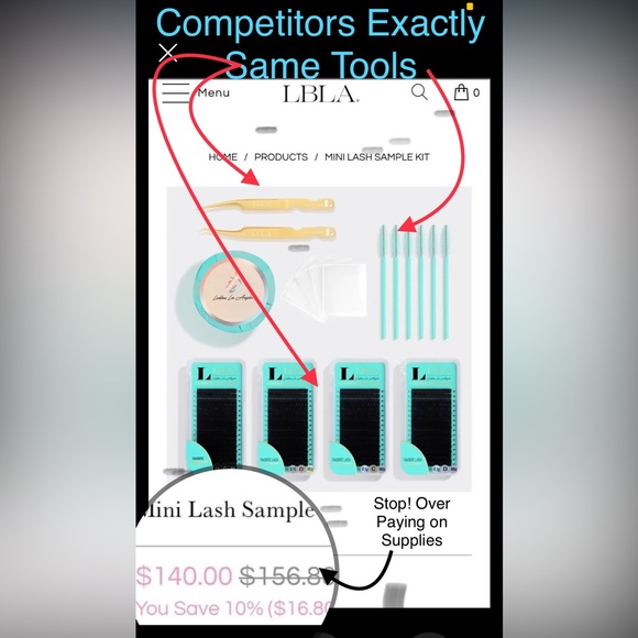 NWT wGlue XL Pro Eye Lashes Kit - Picture 16 of 16